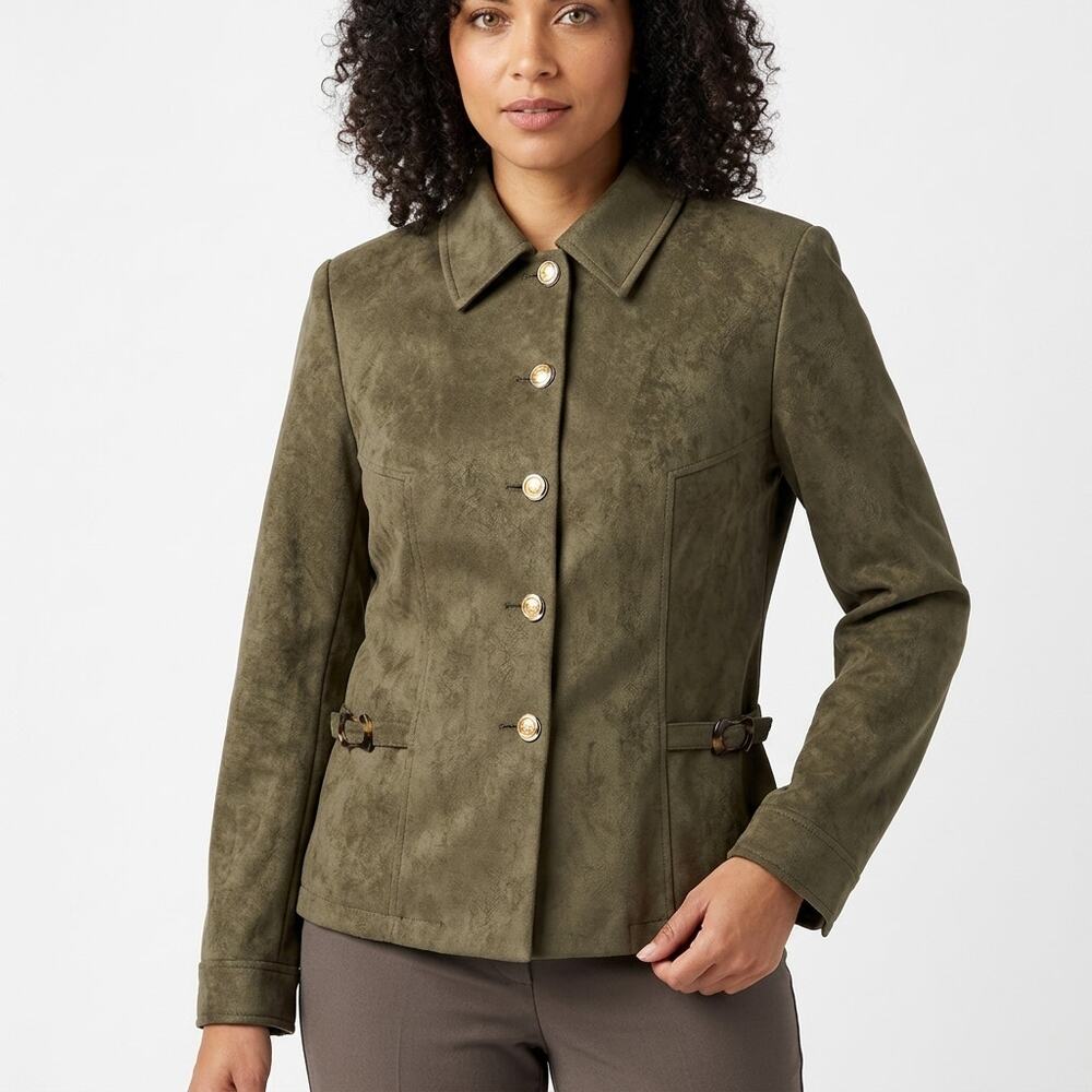 Appraisal Green Jacket Women Size 10